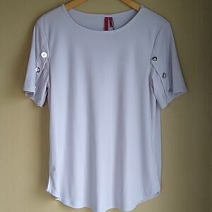Love scarlet New With Tags Career Classic Short Sleeve Top Size M